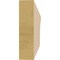 Ekena Millwork 2in. W x 8in. H x 24in. L Rivera Woodgrain TimberThane Rafter Tail, Primed Tan RFTUR02X08X24RIVRCPR - alternate 3